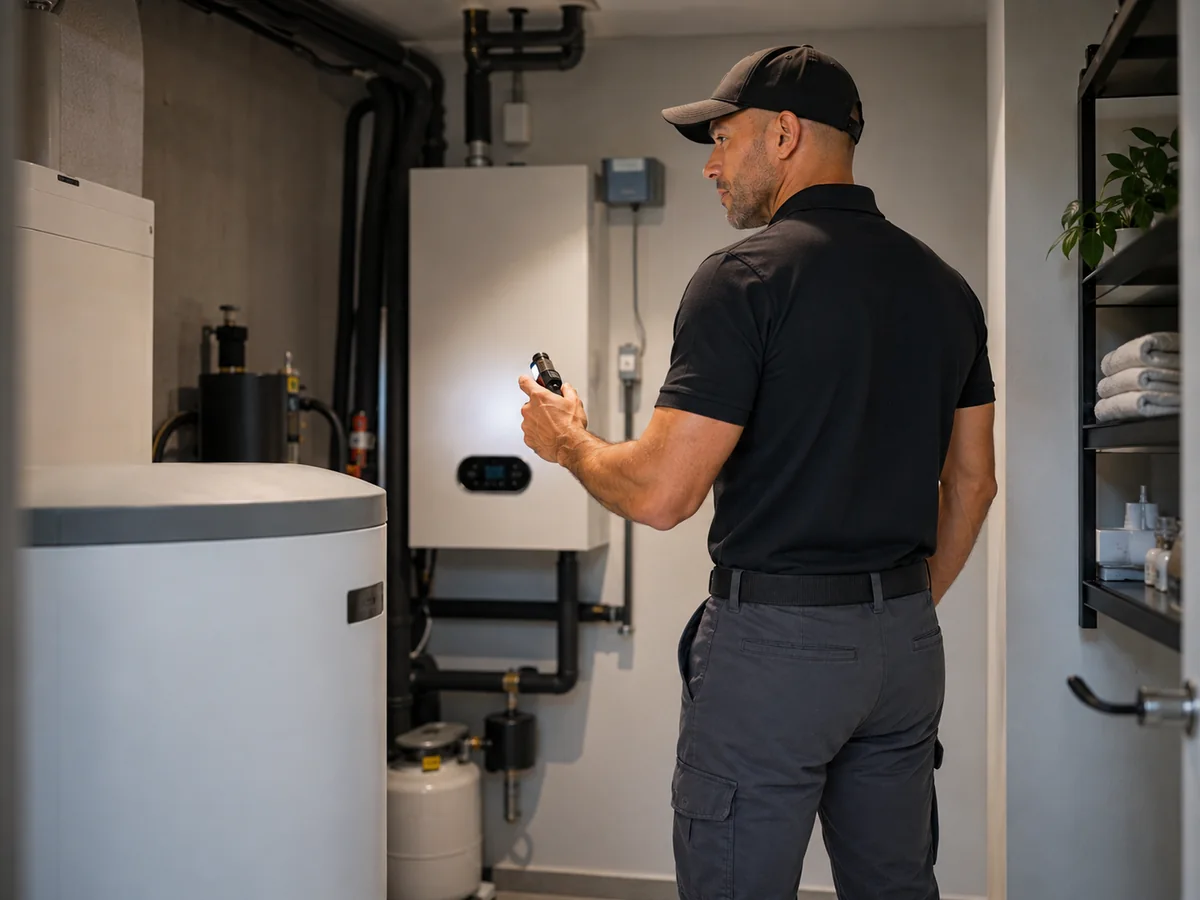 Inspección técnica (bajo criterio técnico) de una instalación interior con herramienta de medición